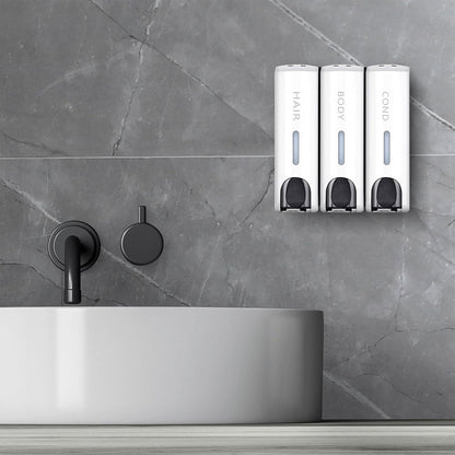 Wall Mounted Soap Dispenser Multi Chamber for Hotel Bathrooms