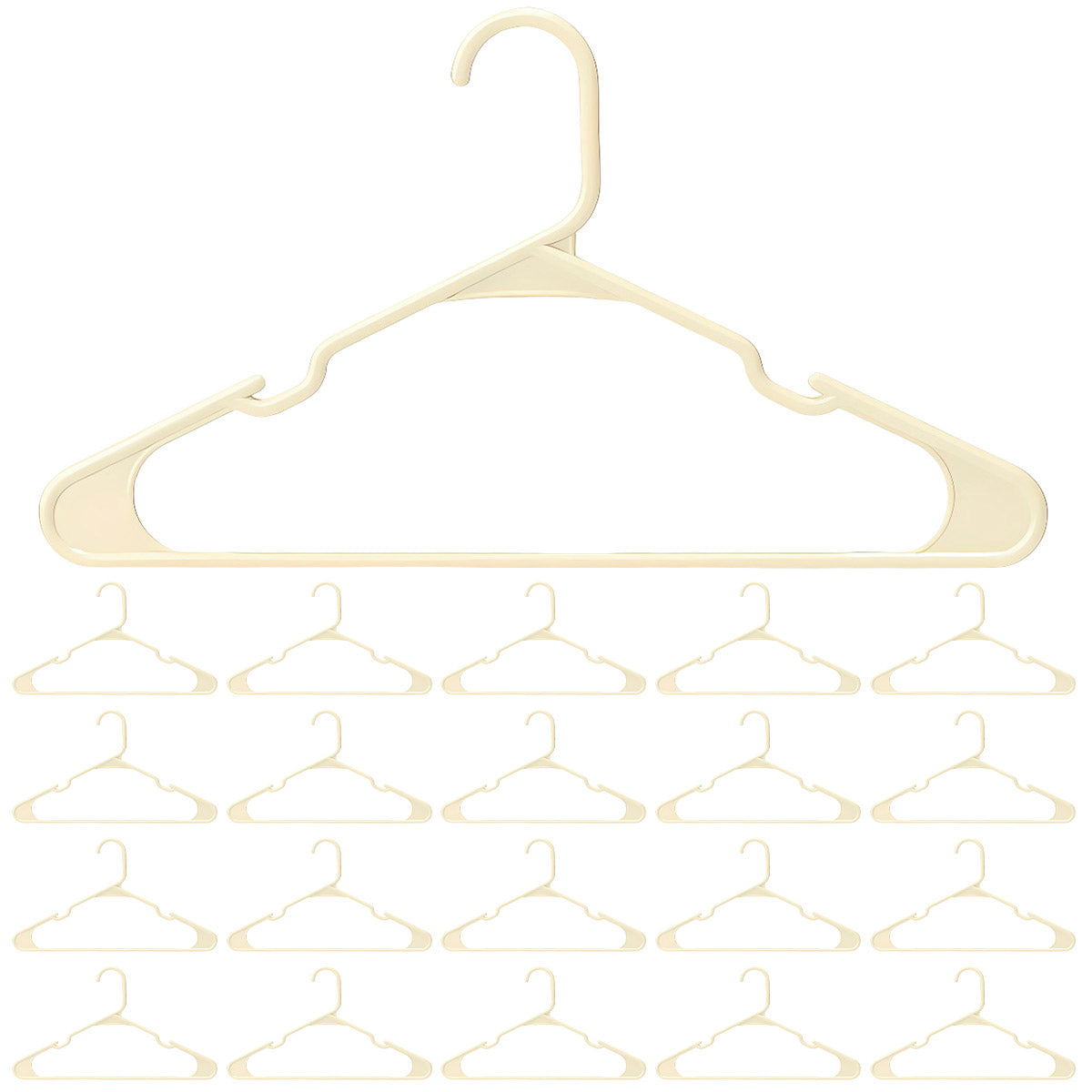 50PCS Non Slip Clothes Rack Home Drying Storage Organizing Clothes Hangers Racks