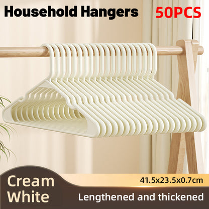 50PCS Non Slip Clothes Rack Home Drying Storage Organizing Clothes Hangers Racks