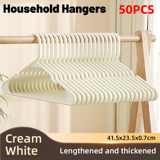 50PCS Non Slip Clothes Rack Home Drying Storage Organizing Clothes Hangers Racks