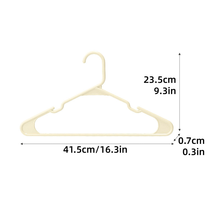 50PCS Non Slip Clothes Rack Home Drying Storage Organizing Clothes Hangers Racks