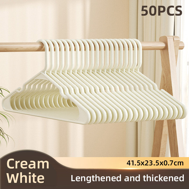 50PCS Non Slip Clothes Rack Home Drying Storage Organizing Clothes Hangers Racks