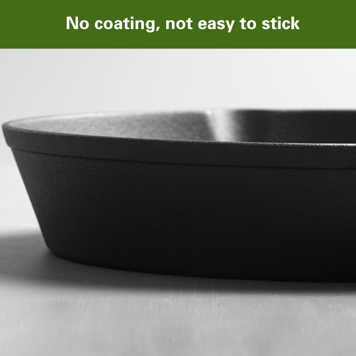 Cast Iron Frying Pan 30cm Skillet with Heat Resistant Handle