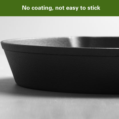 Cast Iron Frying Pan 30cm Skillet with Heat Resistant Handle