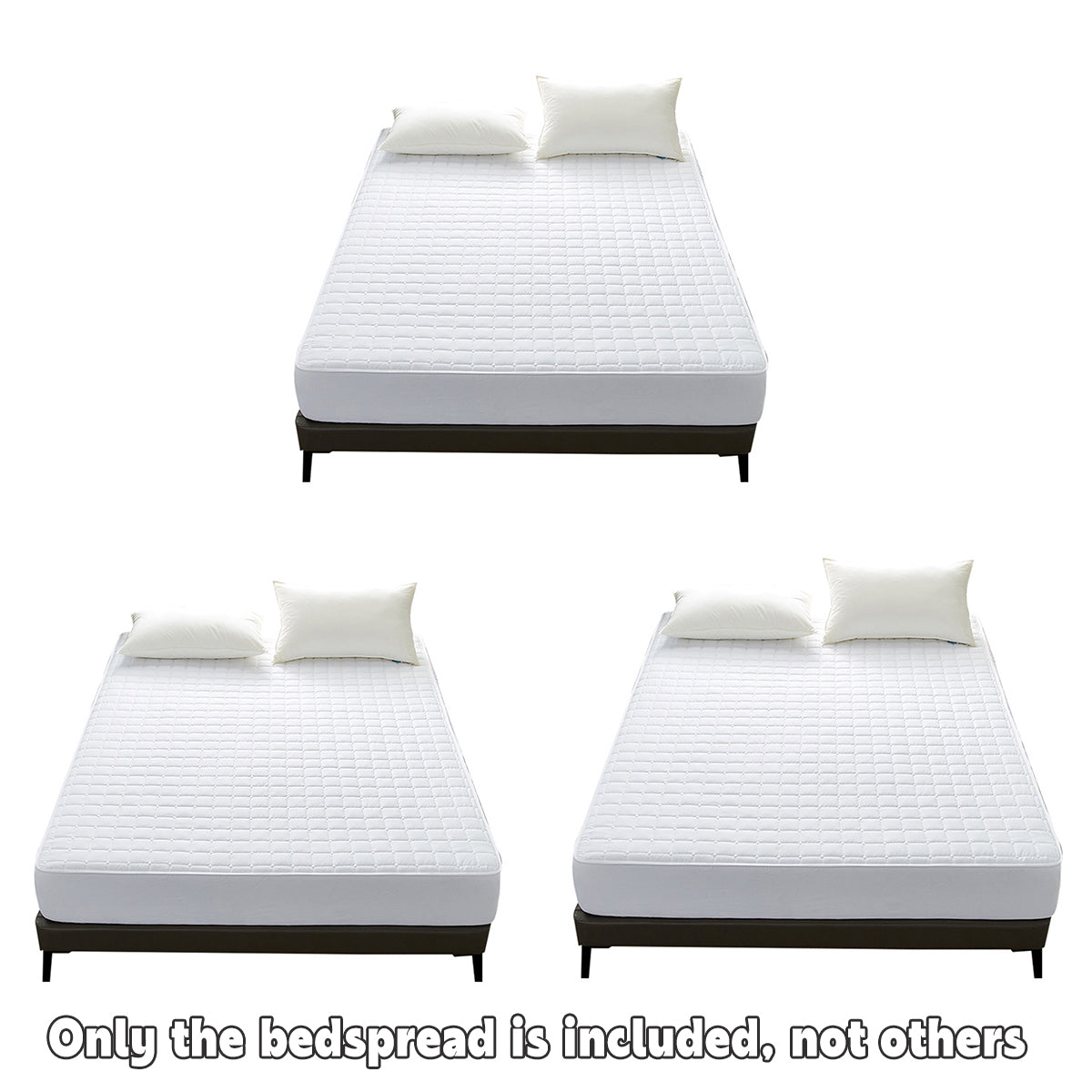 Waterproof Mattress Protector Fitted Bed Top Cover for Hotels