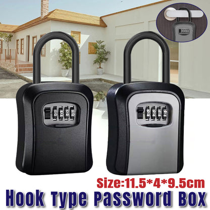 Combination Lock with Hook Heavy Duty Secure Lock for Storage Cabinets and Doors