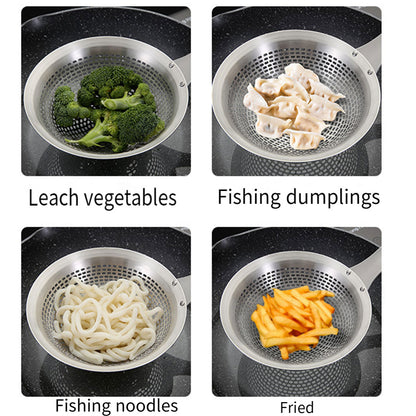 Stainless Steel Colander Spoon Strainer for Pasta Rice and Vegetables
