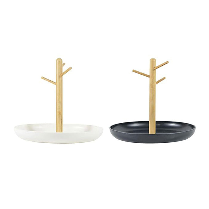 Desktop Key Tray with Branch Shaped Hooks