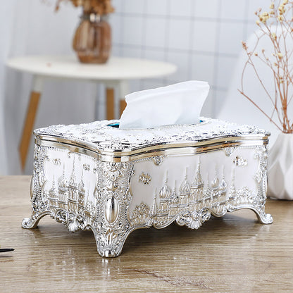 Small Napkin Tissue Box Creative Plastic Desktop Paper Holder Compact Design