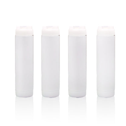 16oz Plastic Sauce Dispenser Bottles Large Capacity Double-ended Squeeze Bottles