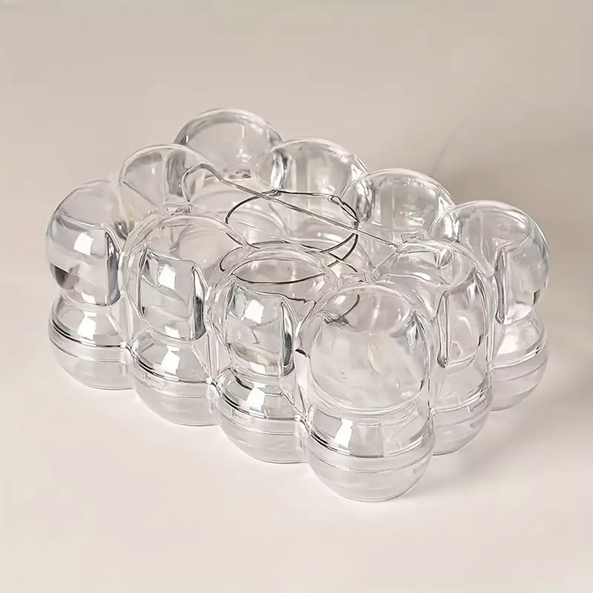 High-end Transparent Tissue Box Living Room Coffee Table Decorative Tissue Box