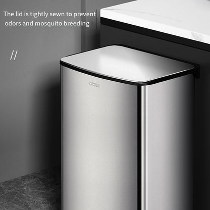 20L Rubbish Bin Foot Operated Household Trash Can with Lid Large Capacity AU