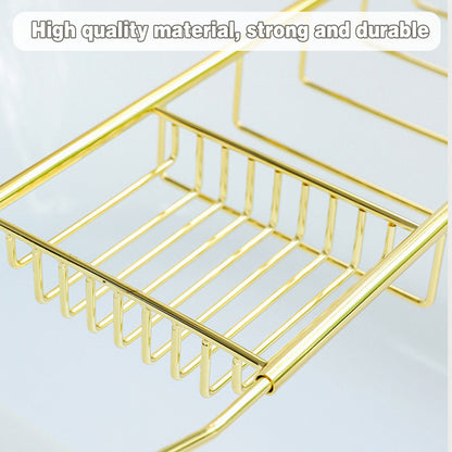 Adjustable Bathtub Tray with Telescopic Storage – Product View 4