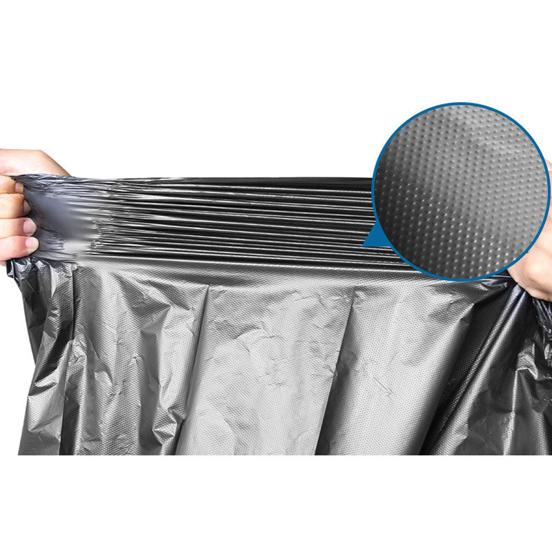 100 Pcs Heavy Duty Black Garbage Bags for Hotel Property
