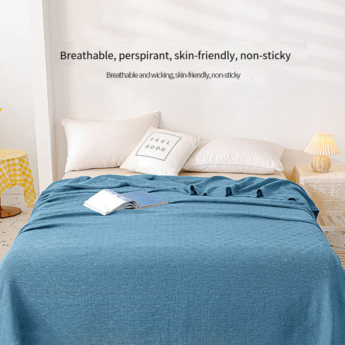 Knitted Blanket Warm Sofa Throw Soft Cozy Blanket Comfortable Home Decor Piece