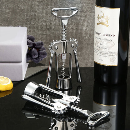 3pcs Red Wine Bottle Opener Corkscrew Set Kitchen Bar Tools for Easy Opening