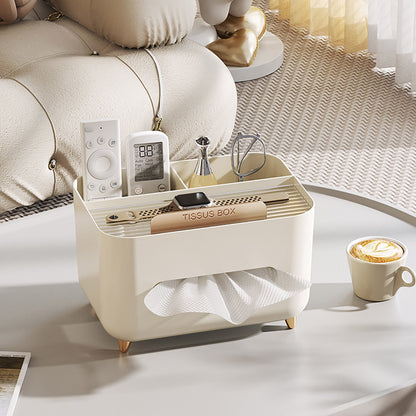 Tissue Box Dispenser Storage Box Napkin Case Remote Control Box Multi-Function