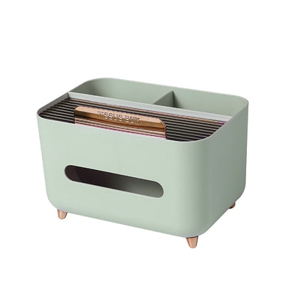 Tissue Box Dispenser Storage Box Napkin Case Remote Control Box Multi-Function