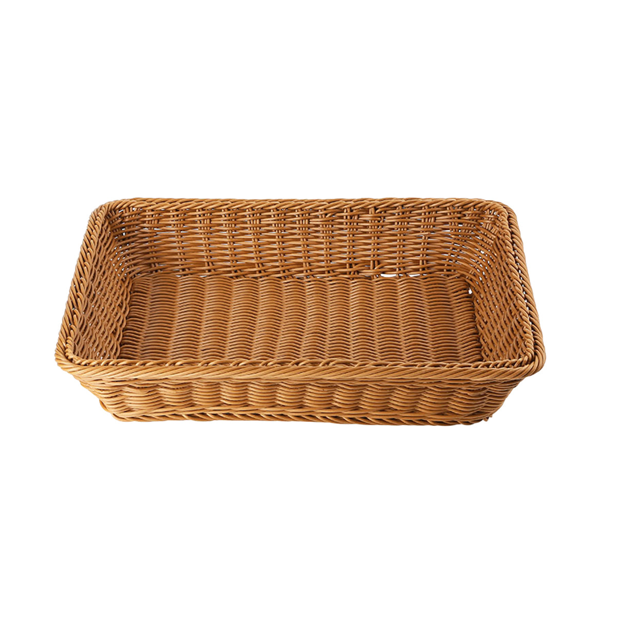 Hand Woven Rattan Tray Snack Serving Dish Hotel Fruits Pastry Plate Basket AU