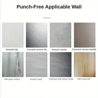 Wall Mounted Multifunctional Tissue Box Toilet Paper Storage Box Non-perforated