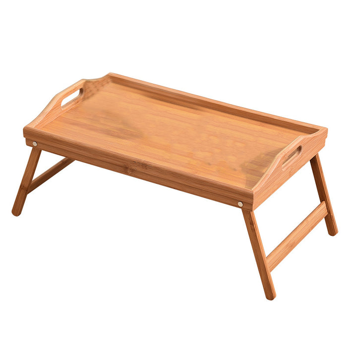 Bamboo Breakfast Tray with Foldable Legs