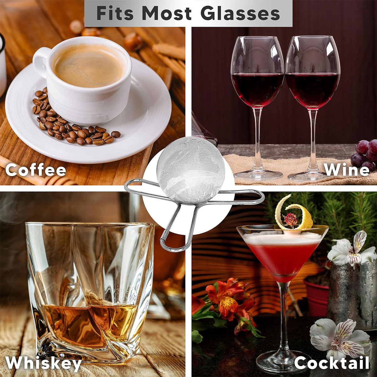 Reusable Stainless Steel Drink Chiller Ball – Product View 12