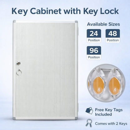 Aluminium Alloy Key Box Wall Mounted Lockable Storage