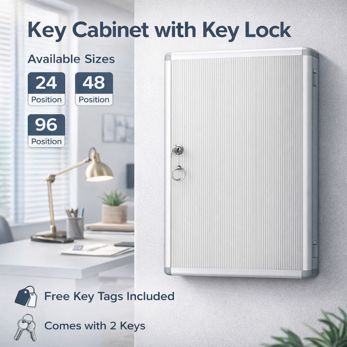 Aluminium Alloy Key Box Wall Mounted Lockable Storage