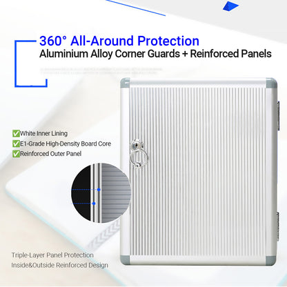 Aluminium Alloy Key Box Wall Mounted Lockable Storage