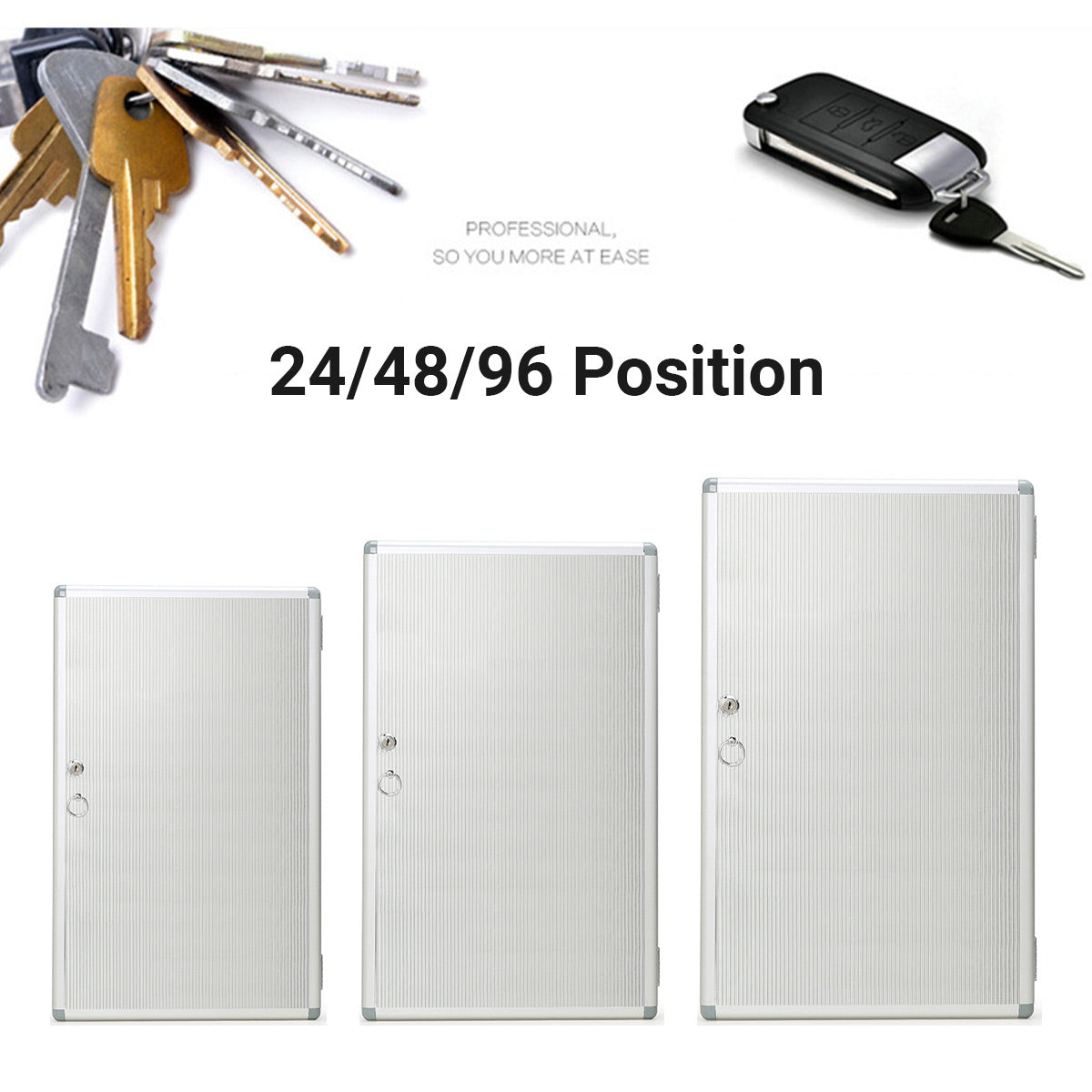 Aluminium Alloy Key Box Wall Mounted Lockable Storage