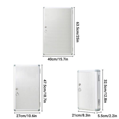 Aluminium Alloy Key Box Wall Mounted Lockable Storage