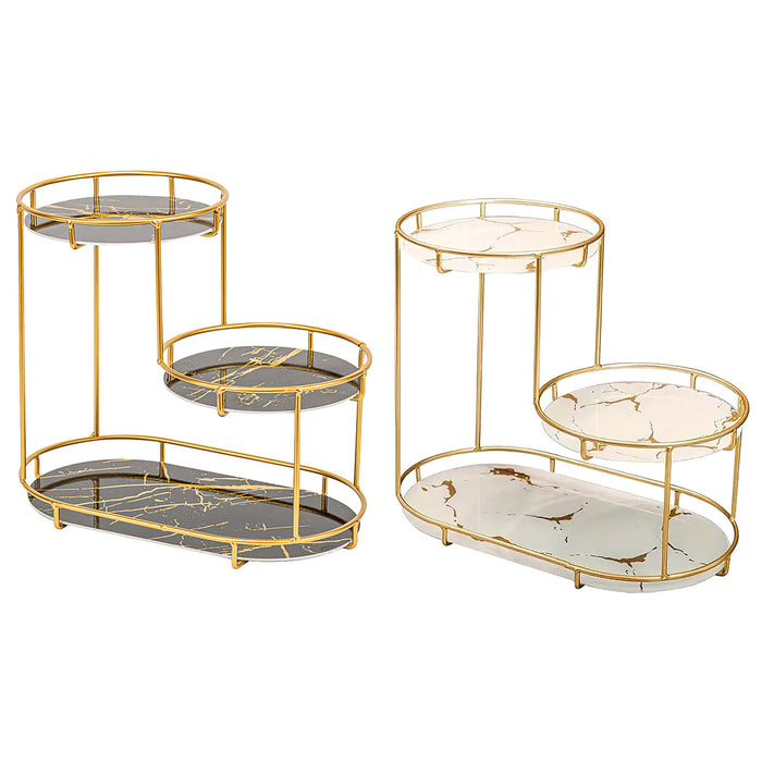Multi Tier Metal Storage Rack for Bathrooms