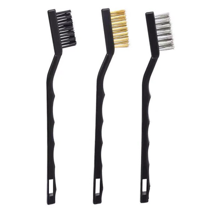 6 PCS Small Wire Durable Brush Set Steel Cleaning Brushes Brass Metal Tools AU