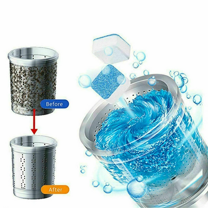 Washing Machine Tub Effervescent Cleaner Tablets Deodorant Set