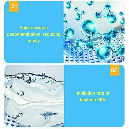Washing Machine Tub Effervescent Cleaner Tablets Deodorant Set