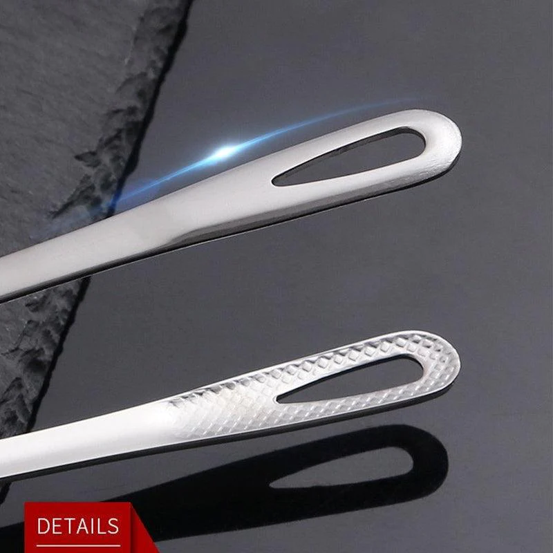 24/28cm Stainless Steel Straight Grill Tongs for Kitchen BBQ Buffet