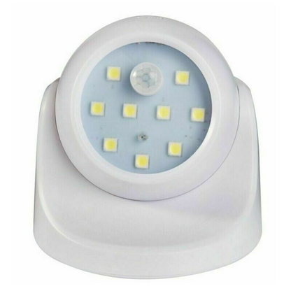 360° Battery Operated Indoor Outdoor Garden Motion Sensor Security LED Light New
