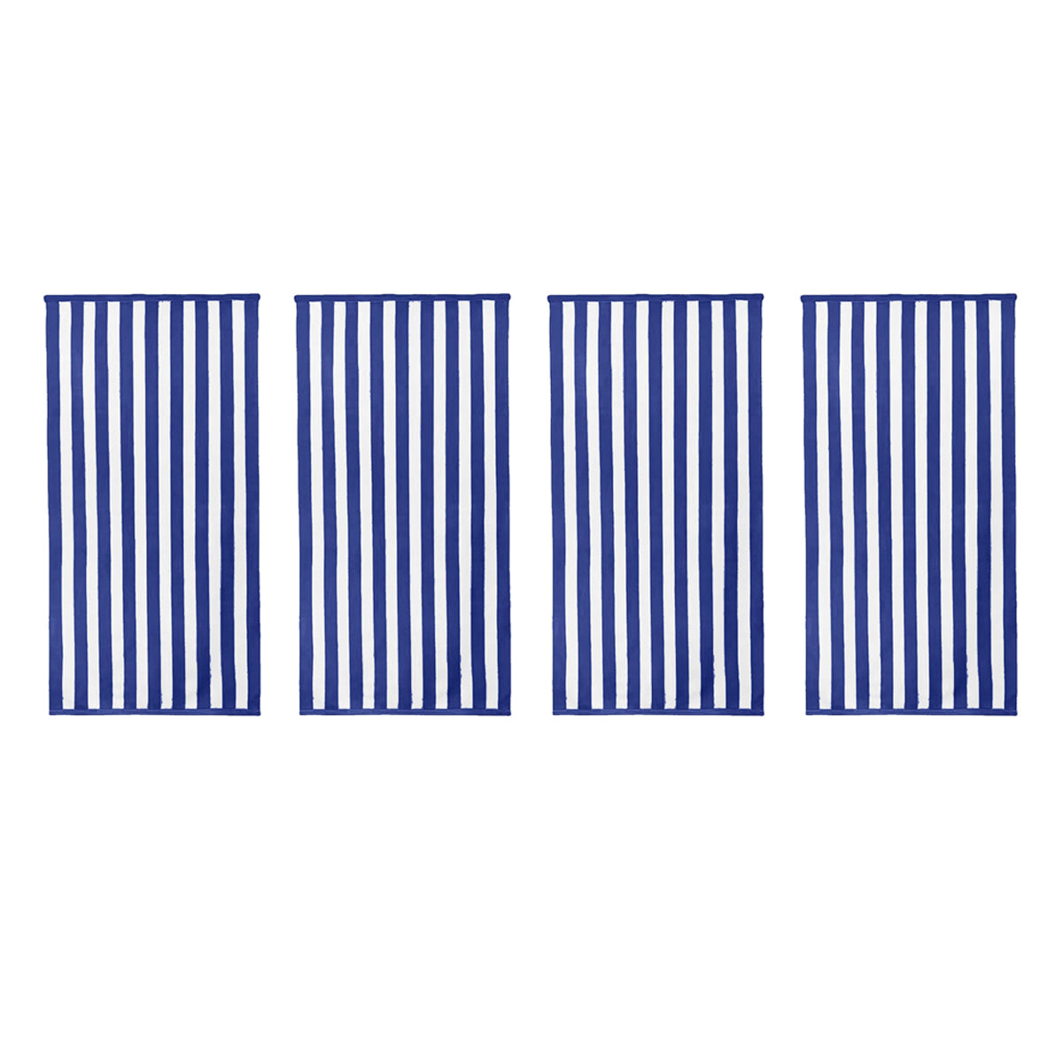 4pcs Striped Bath Towels 75x150cm Soft Absorbent Cotton Towels for Bathroom AU