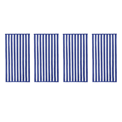 4pcs Striped Bath Towels 75x150cm Soft Absorbent Cotton Towels for Bathroom AU