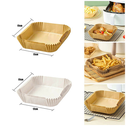 Square Air Fryer Paper Liners in 6 Options – Product View 7