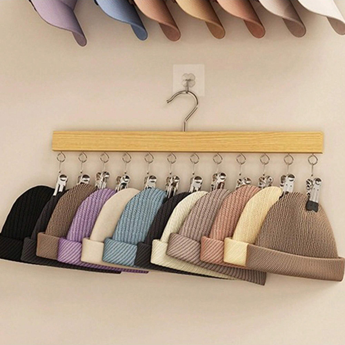 Wholesale Solid Wood Socks Clip 10 Clip In-line Hanger Can Be Hung Tie Suspenders Tight Pants Scarf Clip 12 Clip