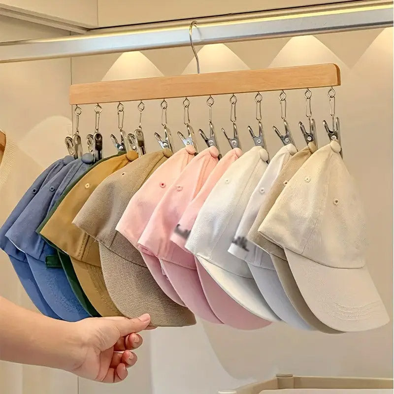 Wholesale Solid Wood Socks Clip 10 Clip In-line Hanger Can Be Hung Tie Suspenders Tight Pants Scarf Clip 12 Clip