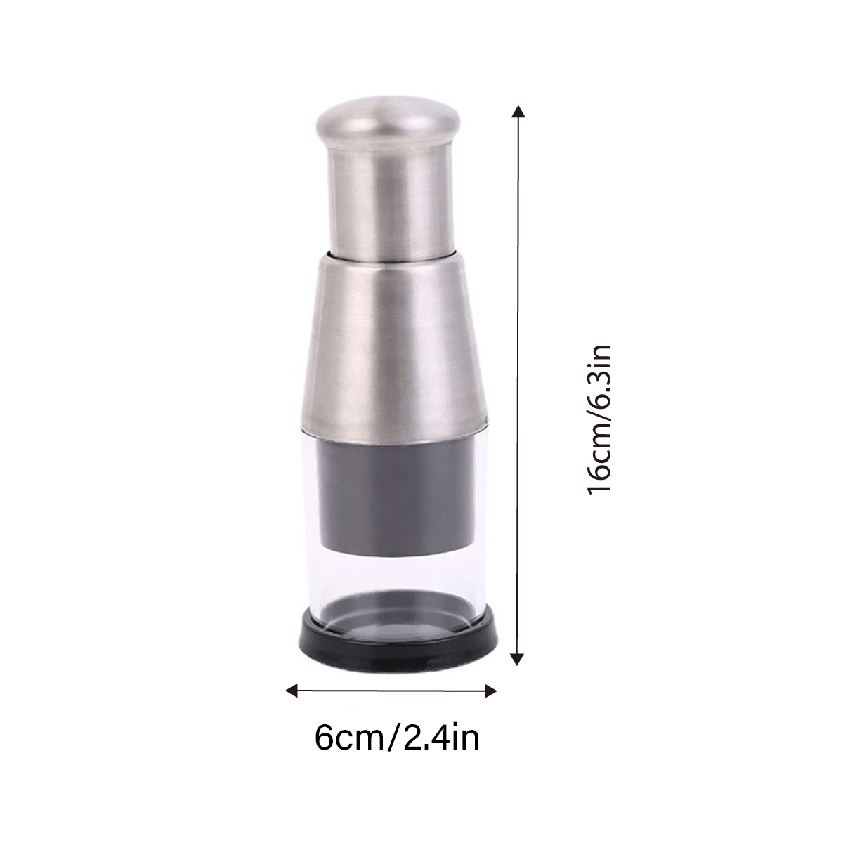 Stainless Steel Garlic Press for Kitchen Prep – Product View 3