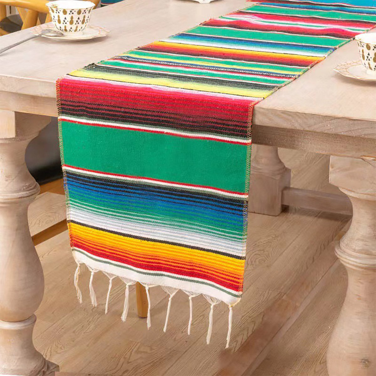 Woven Blanket Tassel Party Tablecloth Home Decoration Table Flags Cover Cloth