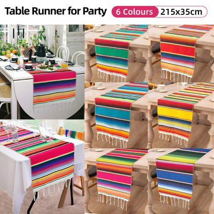 Woven Blanket Tassel Party Tablecloth Home Decoration Table Flags Cover Cloth