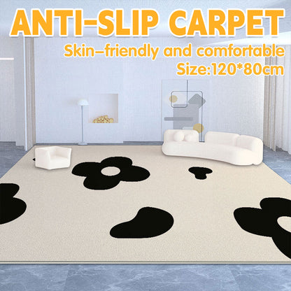 Crystal Velvet Anti Slip Floor Mat Soft Decorative Area Rug