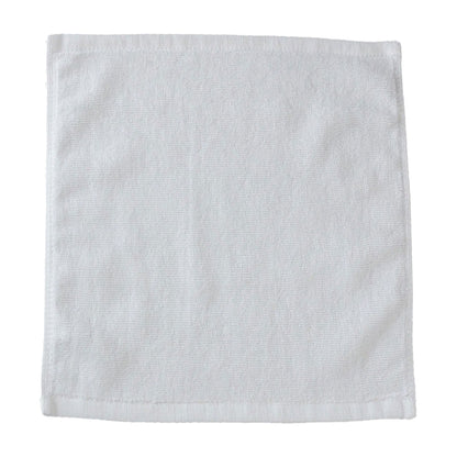 6 Pcs Hotel Cotton Face Towel White Soft Square Cloth