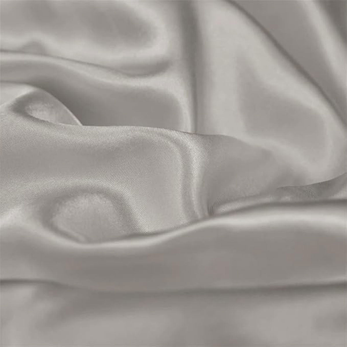 Ice Silk Bed Sheet Set 3 Piece Solid Color Summer Bedding Cover