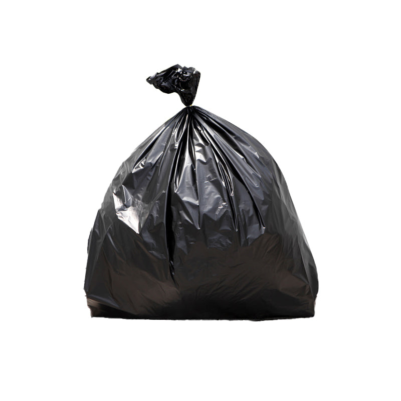 100 Pcs Heavy Duty Black Garbage Bags for Hotel Property