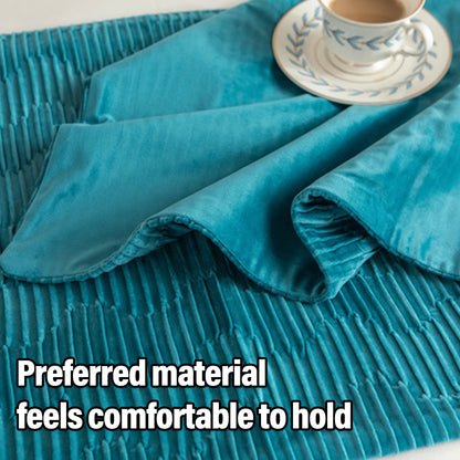 Velvet Bed Runner and Cushion Cover in 8 Options – Product View 6